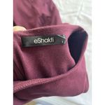 Eshakti  Dress Size 2 Hankerchief Hem Maroon Knit Twist Gathered Waist Photo 6