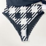 Beach Riot  Black White Houndstooth Check Carlie One Piece Swimsuit Photo 10