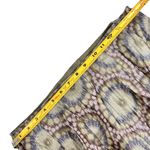 Lafayette 148 New York Metallic Abstract Print Shimmering Silk Blend Flare Skirt Blue Size 6 Photo 9