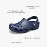 Crocs Classic Navy Blue Clogs Size 11 Unisex Photo 6