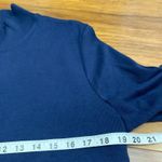 Ann Taylor Weekend Mock Neck Top Womens Medium Ruffle Trim Long Sleeve Pullover Photo 5