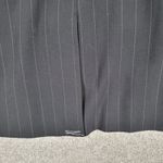 Norma Kamali Vintage Norma Kamali Boyfriend Suit Jacket Womens 16 Black Gray Pin Striped Photo 14