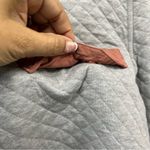 Patagonia Quilted Gray sweatshirt organic cotton snap pullover Sweater Photo 7