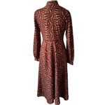 Hayden Los Angeles Women's S A-line Hipster Long Sleeve Midi Dress Geometric Photo 3