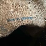 Vintage Moroccan brown and black leather bucket bag Photo 10