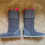 UGG Gray Cable Knit Boots - 7 Photo 1