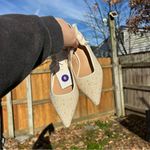 A New Day Women's Milan Slingback Heels -  size 6 cream nwt pearl wedding summer Photo 6