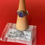 Bomb Party RBP6631 “More Than Iconic” LC Quartz on Hematite Size 7 Ring NWT Blue Photo 3