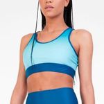 Omani Turquoise Moment Blue Sports Bra Small S Photo 0