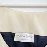 Vintage Marina Babini Wool Holiday‎ Party Dress Cocktail Old Money in Navy Blue Photo 2