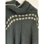 Wooden Ships  Mohair Wool Blend Cowl Neck Poncho Shawl S M Photo 1