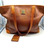 Dooney & Bourke  brown pebbled leather tote serial number bag K9275555 Photo 0
