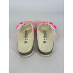 Birkenstock Arizona Split Birko-Flor Patent - Patent Neon Pink/White Photo 4