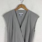 Athleta Newport Wrap Dress City Stripe Black/Sea Salt XS Photo 3