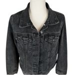 Unknown Brand Black Faded Jean Jacket Size M Size M Photo 1