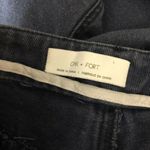 Oak + Fort Womens Boyfriend Jeans Cropped Dark Wash Size L Photo 2