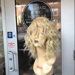 Blonde wavy short bob Lacefront wig 613 2019 Wig Size 10 Photo 4