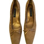 Jennifer Moore Tan Suede Pumps Photo 4