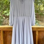 Ursula Of Switzerland Women's Vintage Ice Blue Maxi Dress Size 12 Photo 0