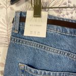 ZARA  90's Straight High Rise Jeans Light Wash Blue Women's‎ Size 12 / EUR 44 NWT Photo 7