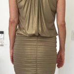 Cache Gold Bandage Mini Short Night Out Dress Photo 3