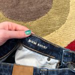 American Eagle Strigid Mom Short Denim Jean Shorts Distressed Dark Wash Size 4 Photo 3