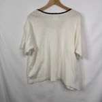 Disney Store Womens White Mickey Mouse Pocket V Neck Crop Ringer Tee Size L XL Size L Photo 4