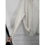 Anthropologie Sparrow Hooded Cardigan Women M White Coquette Whimsical Fairy Photo 9