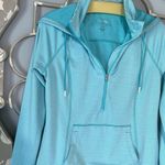 Tangerine Hoodie Mint Green Aquamarine Pullover Womens Medium New Comfy Photo 6