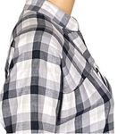 Patagonia double weave woven collarless flannel in ‘feather grey’. Size 0. EUC Photo 3