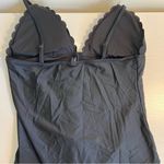 J.Crew Scalloped one-piece swimsuit black size XXL 2XL Photo 5