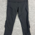 Lululemon  Athletica Black Fringe Detail Leggings Photo 0