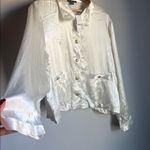J.Crew NEW Lady shirt-jacket in luster crepe XL Photo 4