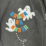 Holiday Editions Womens Black Fleece Ghost Trick or Treat Vest Size S Photo 1