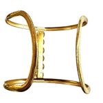 Jules Smith Pearl gold tone Bracelet Cuff Photo 2