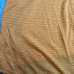 Ideology  3/4 Sleeve Back Cut Out Chevron Burnout Top in Orange Size Small Photo 6