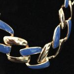 Ellen Tracy New  blue gold necklace set Photo 2