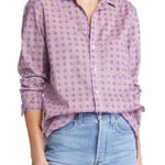 Frank & Eileen Joedy Boyfriend button up Shirt in Floral Print Size XS EUC Photo 0