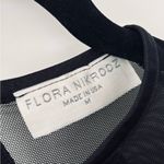 Flora Nikrooz VTG  Black Lace Body Suit size M Photo 2