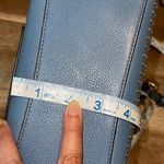 Michael Kors Michael‎ Kors Womens Leather Studded Crossbody Handbag Denim Sky Blue Medium Photo 11