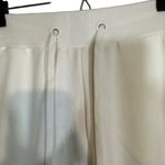 Badgley Mischka White Original Artwork Logo French Terry Joggers Women Sz XS Photo 5