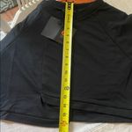 Area Stars Black Cropped Long Sleeve Top Layered Hem Women’s Large L‎ NWT Photo 9