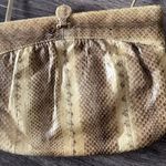 Vintage Pico Bello Genuine Boa Snake Skin Leather Shoulder Crossbody Purse Bag Brown Photo 10