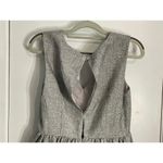 Keepsake  the Label Cocktail Dress Large Silver Jacquard Bling Prom Homecoming Photo 7