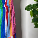 Loft Beach Petite Halter Maxi Swimsuit Coverup Pocket Dress Rainbow size XXSP Photo 9