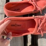 Minnetonka Newport Melon suede leather moccasins size 8.5 Photo 4