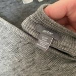 Aerie  Gray Open Back Ribbon Tie Long Sleeve Top Size XS Photo 3