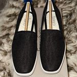 Franco Sarto Black Loafers with Blue Highlights Photo 0