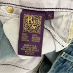 Rich & Skinny Sleek Nightshift Blue Jeans Whiskered Denim Womens Size 25 USA Photo 4