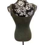 SO  Strappy Tank Top Army Green Crisscross Everyday Casual Photo 1